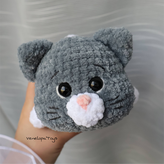 Crochet Plushie Kitten Pattern