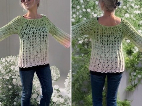 Häkelanleitung Pulli "Elfentau"