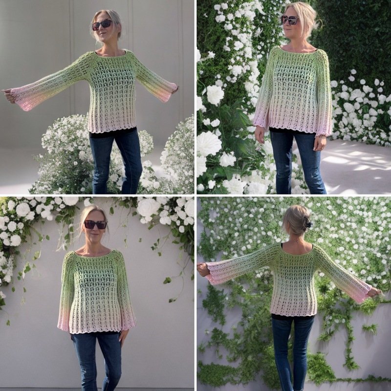 Häkelanleitung Pulli "Elfentau" - Bild 4