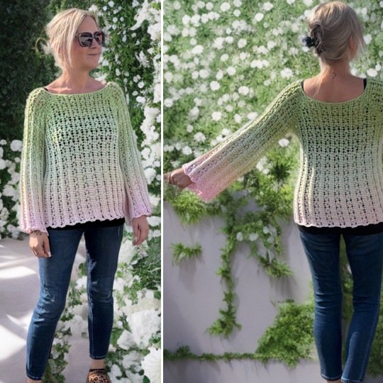 Häkelanleitung Pulli "Elfentau"