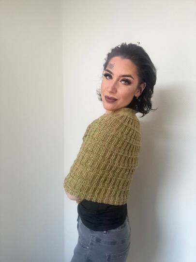 Häkelanleitung Schulterschmeichler "FRÜHLINGSERWACHEN"