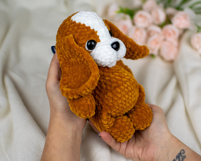 2 Dog Crochet Patterns Bundle – Oliver & Toffee Amigurumi PDF Set