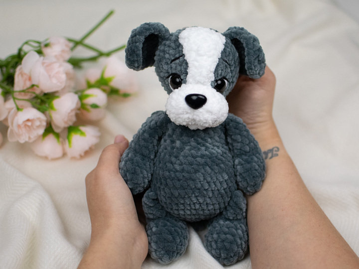 2 Dog Crochet Patterns Bundle – Oliver & Toffee Amigurumi PDF Set
