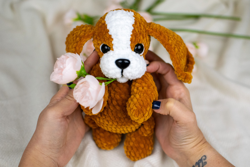 2 Dog Crochet Patterns Bundle – Oliver & Toffee Amigurumi PDF Set