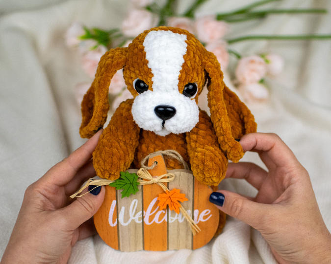 2 Dog Crochet Patterns Bundle – Oliver & Toffee Amigurumi PDF Set