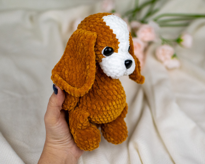 2 Dog Crochet Patterns Bundle – Oliver & Toffee Amigurumi PDF Set