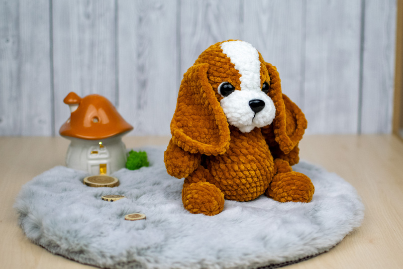 2 Dog Crochet Patterns Bundle – Oliver & Toffee Amigurumi PDF Set