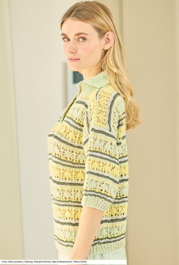 Pulli mit Polokragen