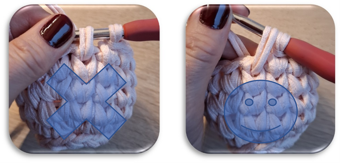 Häkelanleitung für eine dekorative gehäkelte Blumenvase