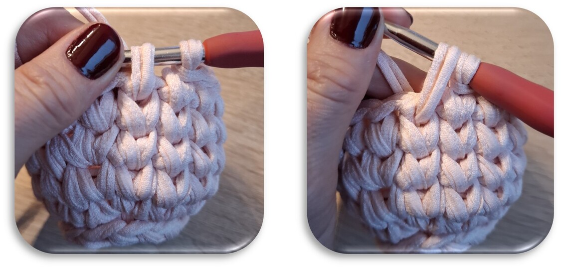 Häkelanleitung für eine dekorative gehäkelte Blumenvase