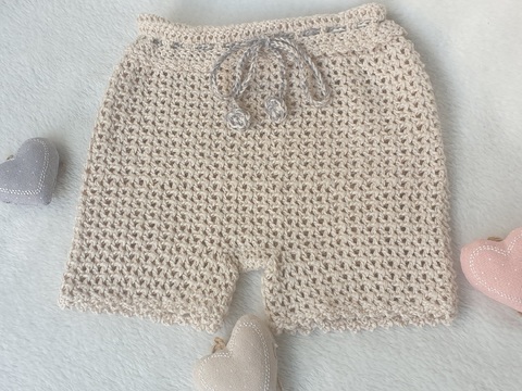 Häkelanleitung: Baby-Windelhose Nicky „V-Stitch Comfort“, Sommershorts