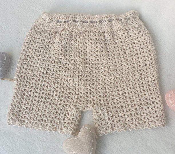 Häkelanleitung: Baby-Windelhose Nicky „V-Stitch Comfort“, Sommershorts