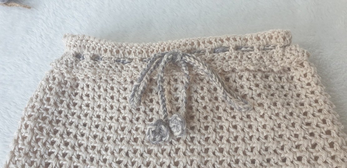 Häkelanleitung: Baby-Windelhose Nicky „V-Stitch Comfort“, Sommershorts