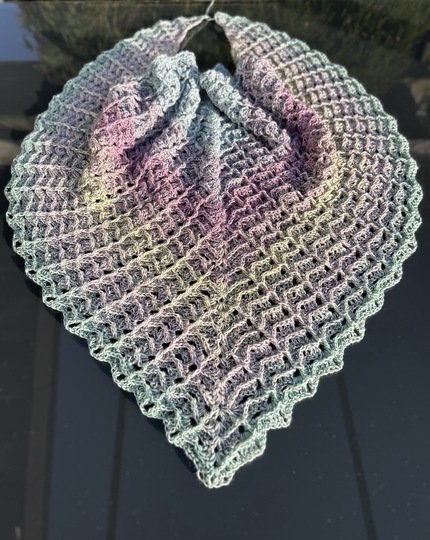 Mareo & Marea — 2-in-1 Triangular Shawl Crochet Pattern