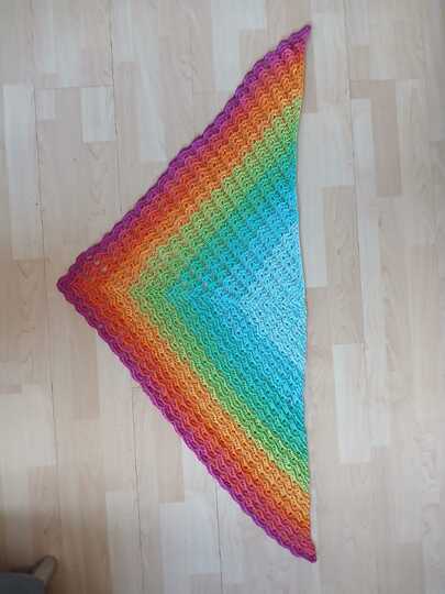 Mareo & Marea - Häkelanleitung für ein Dreieckstuch 2 in 1