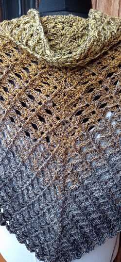 Mareo & Marea - Häkelanleitung für ein Dreieckstuch 2 in 1