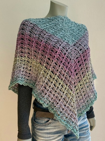 Mareo & Marea - Häkelanleitung für ein Dreieckstuch 2 in 1