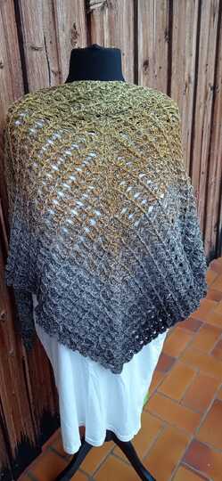 Mareo & Marea - Häkelanleitung für ein Dreieckstuch 2 in 1