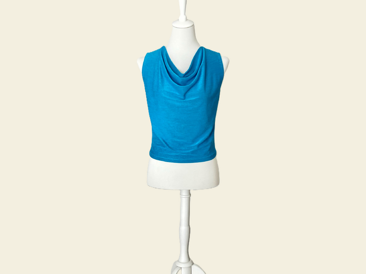 Ärmelloses Top mit Wasserfallausschnitt | PDF Schnittmuster | Gr. 36-46