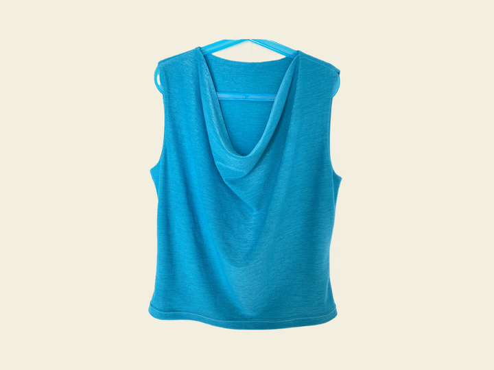 Ärmelloses Top mit Wasserfallausschnitt | PDF Schnittmuster | Gr. 36-46