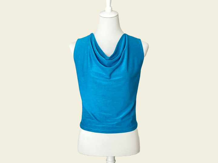 Ärmelloses Top mit Wasserfallausschnitt | PDF Schnittmuster | Gr. 36-46