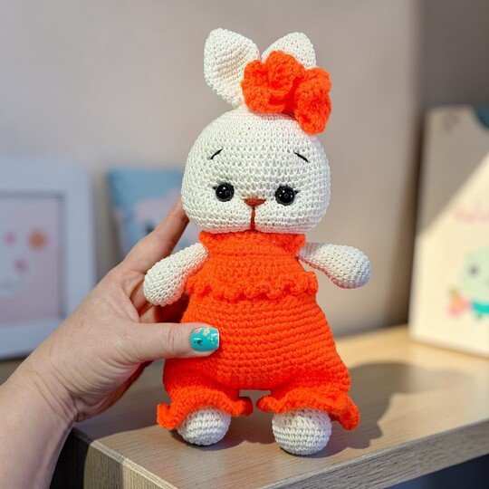 Crochet Bunny Amigurumi Pattern – Long & Short Ear Options (PDF Tutorial)
