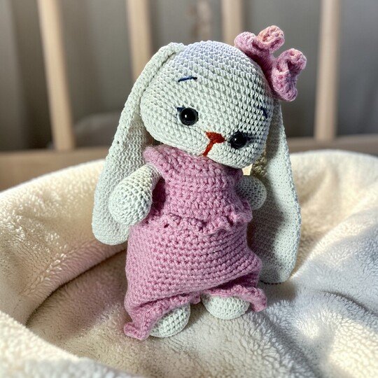 Crochet Bunny Amigurumi Pattern – Long & Short Ear Options (PDF Tutorial)