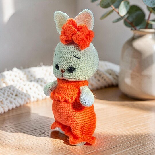 Crochet Bunny Amigurumi Pattern – Long & Short Ear Options (PDF Tutorial)
