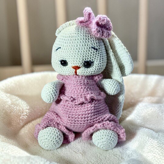 Crochet Bunny Amigurumi Pattern – Long & Short Ear Options (PDF Tutorial)
