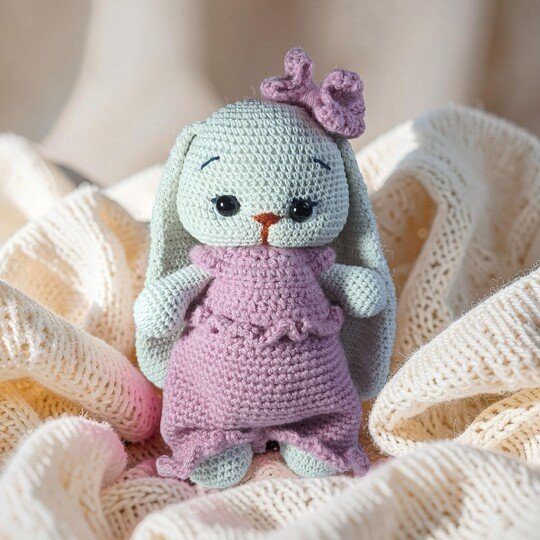 Crochet Bunny Amigurumi Pattern – Long & Short Ear Options (PDF Tutorial)