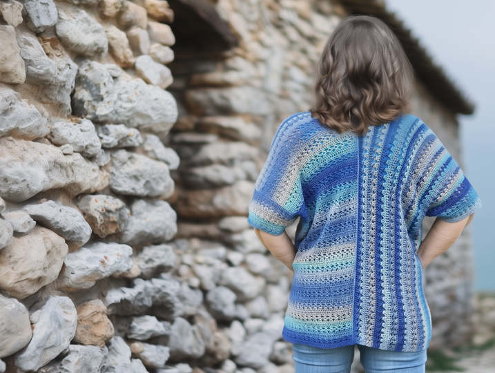 Frauhohmanns Häkeljacke „Kreuz und Quer“