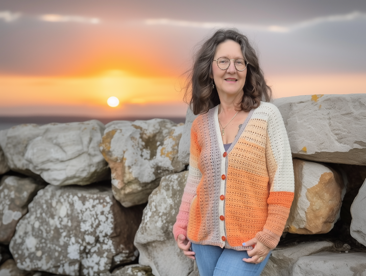 Frauhohmanns Häkeljacke „Kreuz und Quer“