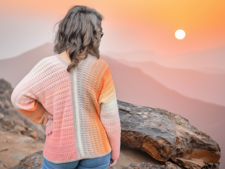 Frauhohmanns Häkeljacke „Kreuz und Quer“