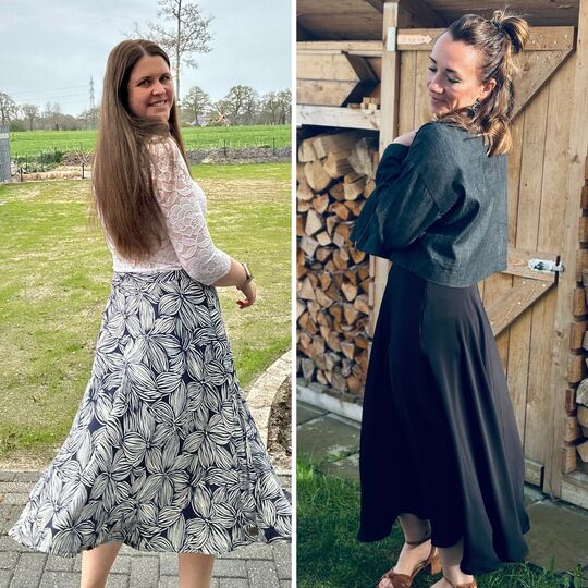 Schnittmuster Rock Camille – Schwingender Rock in 4 Längen | Gr. 34–48 (PDF