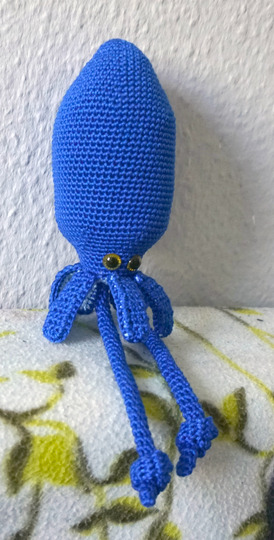 Crochet Pattern Decoration or Dog Toy Kalle the Octopus