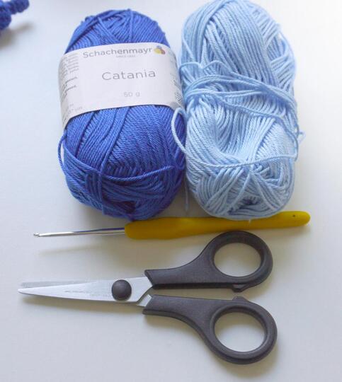 Häkelanleitung für Deko oder Hundespielzeug Krake Kalle