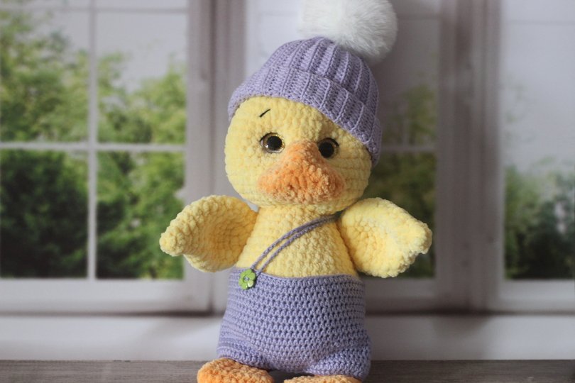 Plush Duckling Crochet Pattern