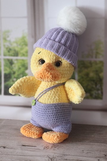 Plush Duckling Crochet Pattern