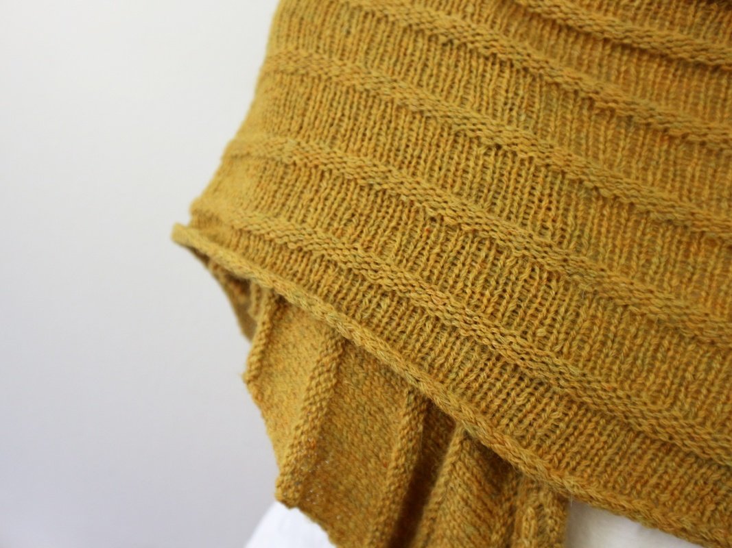 Knitting Pattern PDF Triangle Shawl – Easy Cozy Wrap for Beginners - Image 5