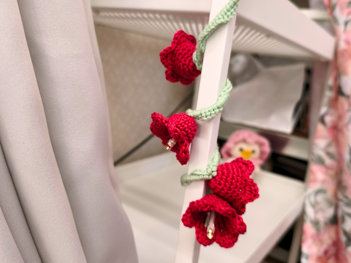 Häkelanleitung Lichterkette Blumen