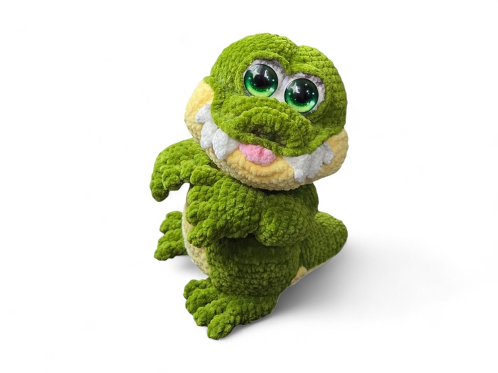 Häkelanleitung Marli das freche Baby Krokodil