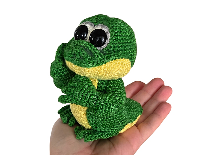 Häkelanleitung Marli das freche Baby Krokodil