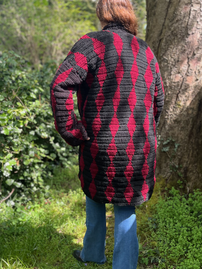 Crochet Pattern Coat "Obsidian"