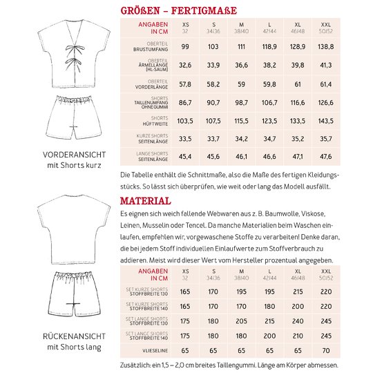 Sommerpyjama FRAU VIOLA | eBook