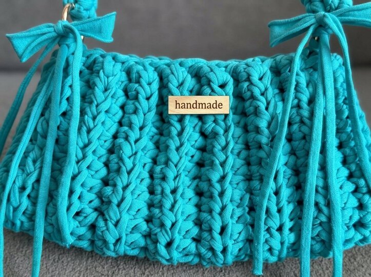 Baguette Bag - Häkelanleitung – super easy und schnell zu häkeln