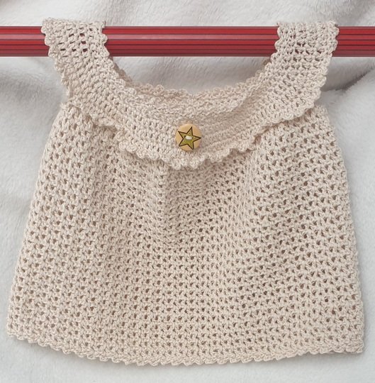 Häkelanleitung: Baby-Sommertop Nicky „V-Stitch Breeze“ – Nahtlos & leicht