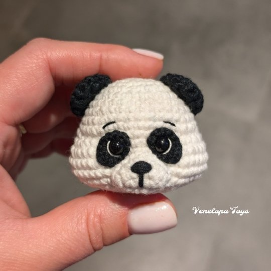 Mini Plush Panda Crochet Pattern, Small Amigurumi Panda PDF