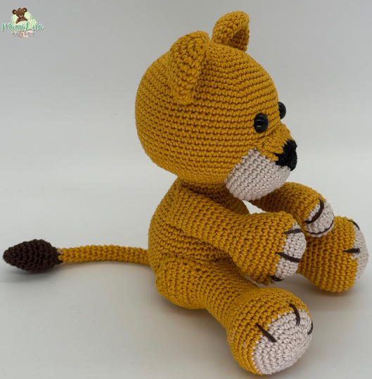 Kuschel Löwe, mini - Häkelanleitung