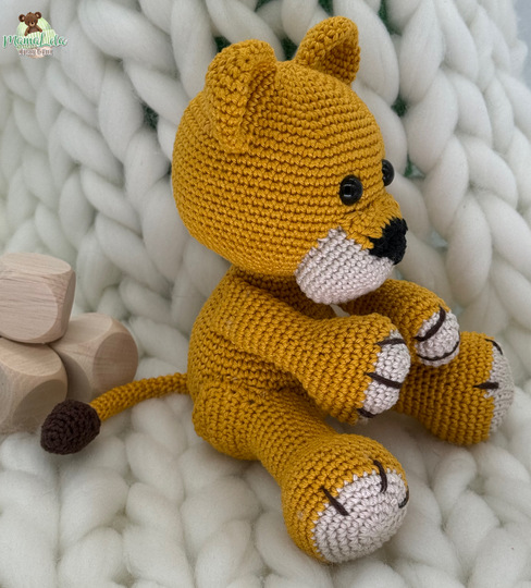 Kuschel Löwe, mini - Häkelanleitung
