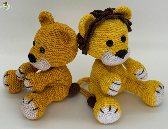 Kuschel Löwe, mini - Häkelanleitung